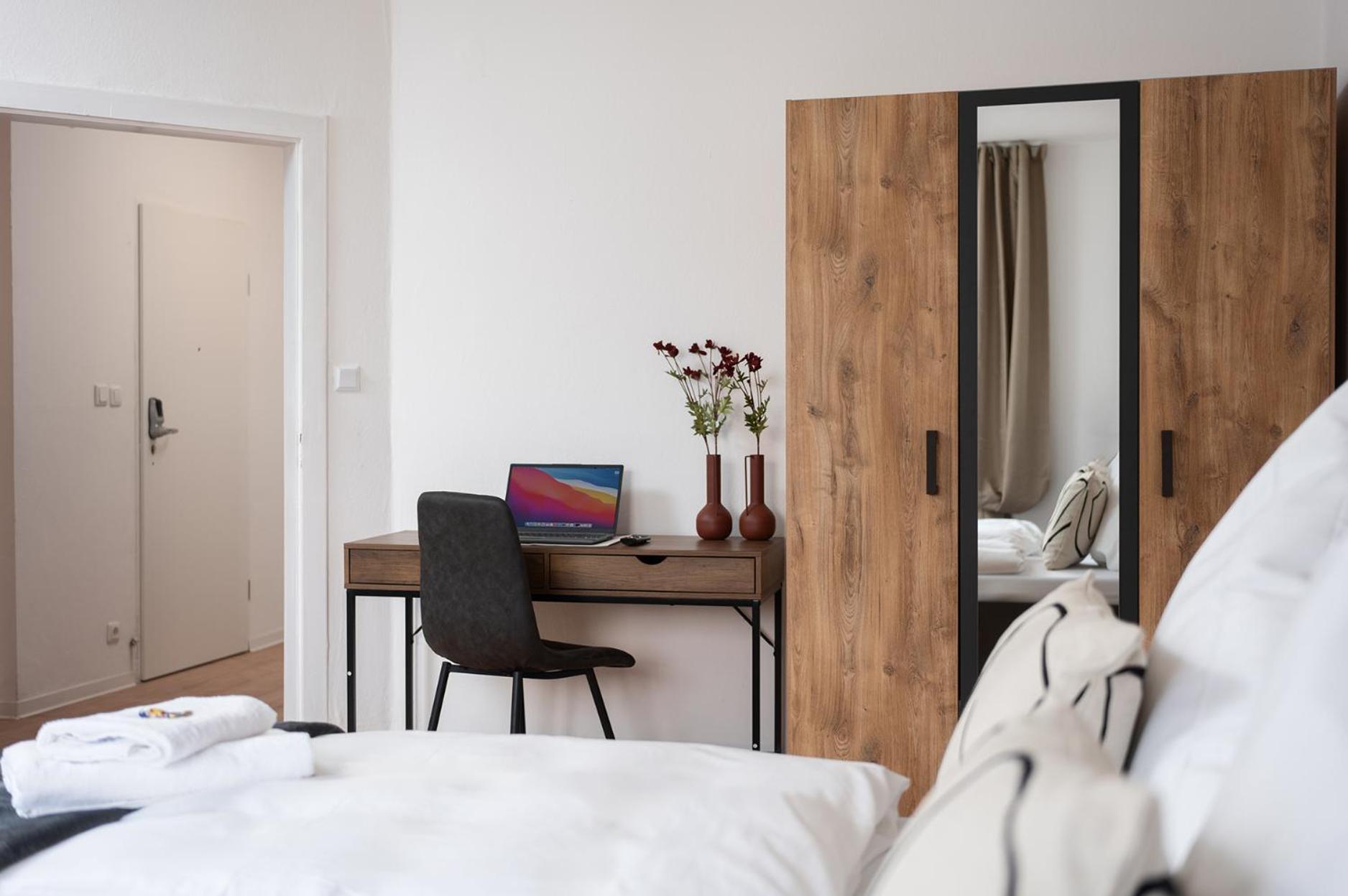 1-4 Gaeste Wohnung W-Lan, Netflix, Amazon, Parken, Arbeitsplatz, 24H Check In ,Vollausgestattet Kueche, Handtuecher Seife U,V,M Fuer Geschaeftsreisende, Paare, Familien , Datteln Exterior foto